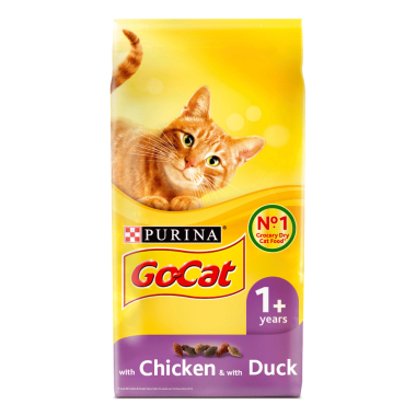 2 kilo bag of Purina Go Cat Dry Cat Food
